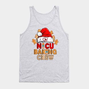 NICU Nurse Merry Christmas Gingerbread Nurse Baking Crew Holiday Tank Top